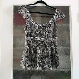 Zebra Print Shirt